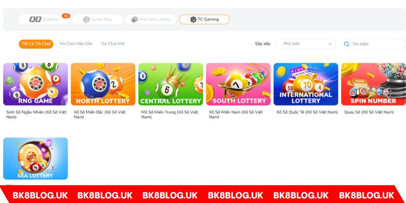 Xổ Sổ BK8